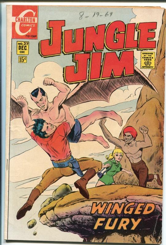 JUNGLE JIM #27 1969-CHARLTON-STEVE DITKO ART-vg