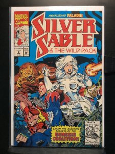 Silver Sable and the Wild Pack #8 Direct Edition (1993)