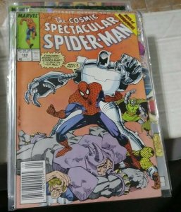 SPECTACULAR  SPIDER-MAN  #160  cosmic powered  + acts of vengeance doctor doom