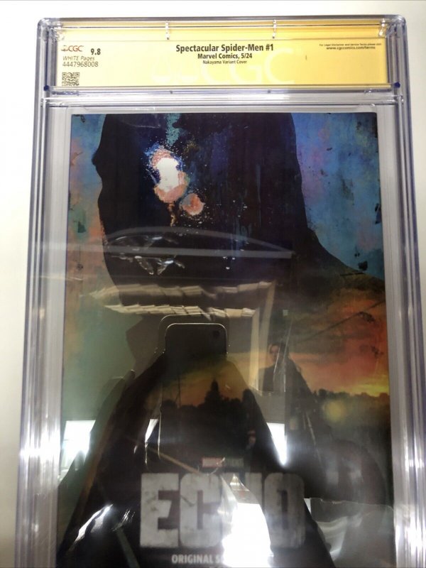 Spectacular Spider-Men (2024) #1 (CGC 9.8 SS) Signed David Nakayama *Marvel 1:25
