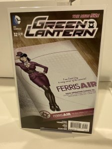 Green Lantern 32 Carol Ferris Bombshell Variant!  2014 9.0 (our highest grade)