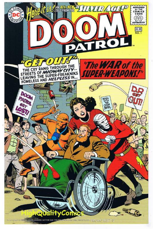 DOOM PATROL #1, Promo, Insert, Super-weapons, 2000, NM