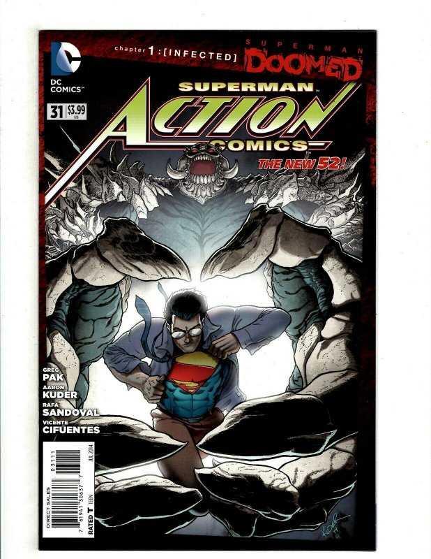 12 Superman Action Comics DC Comics # 23.2 25 26 27 28 29 30 31 32 33 34 3 HR1 