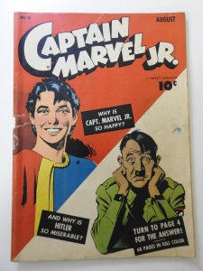 Captain Marvel, Jr. #10 (1943) GD Condition Cover detached