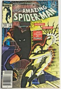 AMAZING SPIDER-MAN#256 FN/VF 1984 BLACK COSTUME MARVEL COMICS