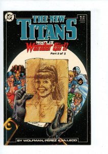 The New Titans #51 (1988) Teen Titans DC Comics