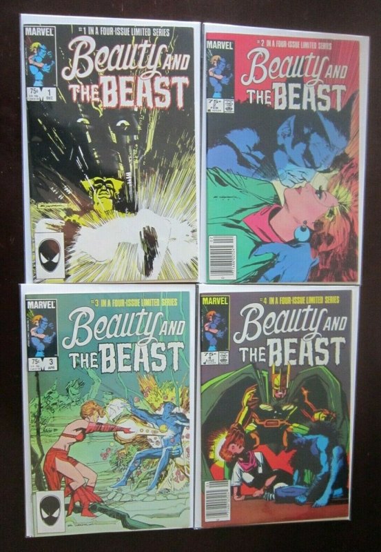 Beauty and the Beast comic set #1 to #4 all 4 different books 6.0 FN (1985)