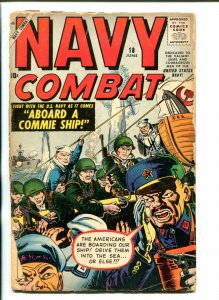 NAVY COMBAT #18-1958-ATLAS-JOE MANEELY-KOREA-WWII-fr