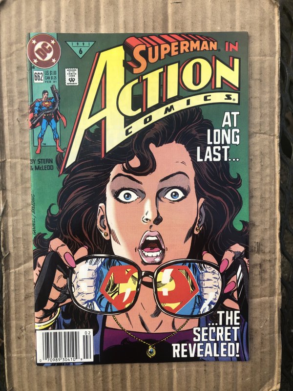 Action Comics #662 Newsstand Edition (1991)