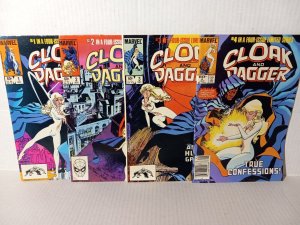 CLOAK AND DAGGER - #1, 2, 3, AND 4 ORIGINAL SERIES - FREE SHIPPING