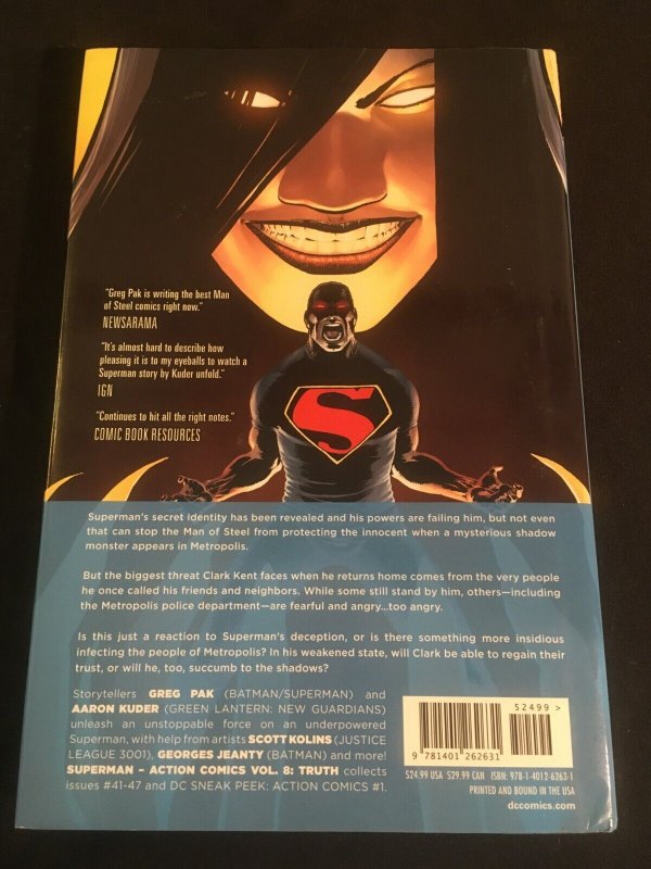 SUPERMAN - ACTION COMICS Vol. 8: TRUTH Hardcover