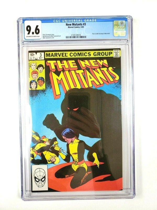 NEW MUTANTS #3 CGC Grade 9.6 DEMON BEAR 1st cameo appearance Marvel Comics 1983