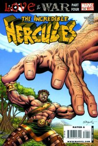 INCREDIBLE HERCULES #124 VF+ - VF/NM LOVE & WAR PART 4