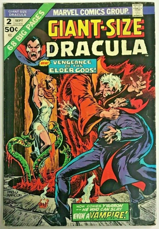 GIANT-SIZE DRACULA#2 VG/FN 1974 MARVEL BRONZE AGE COMICS