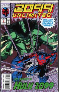 2099 Unlimited #1 (1993) Hulk 2099 [Key Issue]