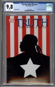 Truth: Red, White and Black #1 (2003) CGC 9.8 NM/M 1ST Isaiah Bradley