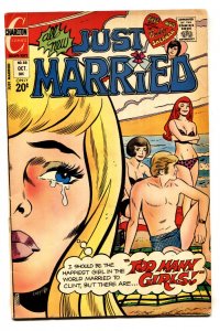 Just Married #88--1972--Charlton Romance--Too Many Girls--comic book