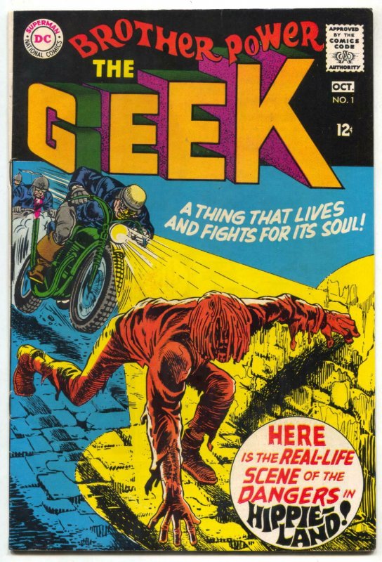 BROTHER POWER THE GEEK #1 MOTORCYCLE CVR HIPPIES SIMON VF