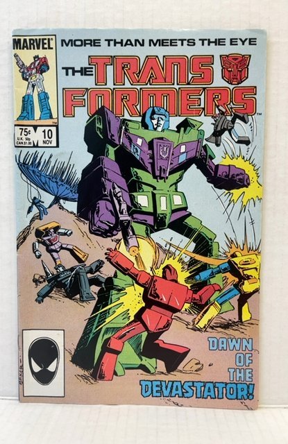 The Transformers #10 (1985) First Appearance of Devastator