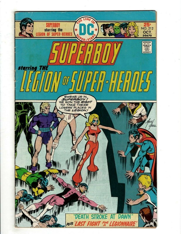 9 DC Comics Superboy Legion of Super-Heroes 209 212 216 217 220 224 225 + J461