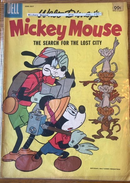 Mickey Mouse #54 (1957) Mickey Mouse 