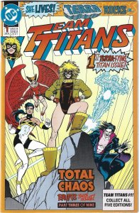 Team Titans #1 (1992) All Five Team Cover & Origin Story