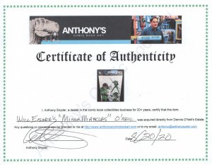 Will Eisner Minor Miracles (NM) Dennis O'Neil File Copy