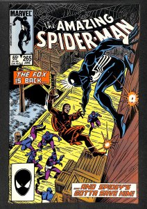 Amazing Spider-Man #265 FN- 5.5 1st Silver Sable! Marvel Comics Spiderman