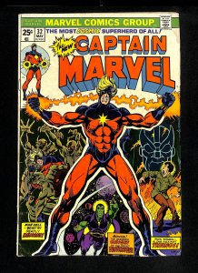 Captain Marvel (1968) #32 Origin of Drax the Destroyer!