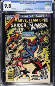 (1976) MARVEL TEAM UP ANNUAL #1 1st SPIDERMAN X-MEN Team Up! CGC 9.8 WP