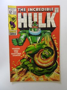 The Incredible Hulk #113 (1969) VF- condition
