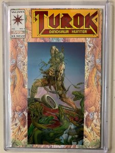 Turok Dinosaur Hunter #1 foil logo variant 8.0 (1993)