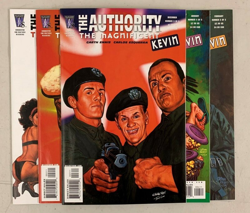 Authority The Magnificent Kevin (2005) #1-5 Set Garth Ennis 1 2 3 4 5 (8.0-9.0) 