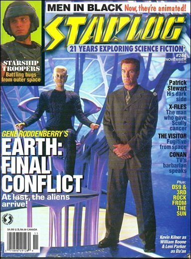 Starlog #244 VF ; O'Quinn | Magazine Earth Final Conflict