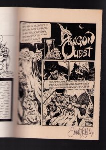 Dragonquest #1 - INSIDE COVER SIGNED BY TIM VIGIL! (8.0) 1986