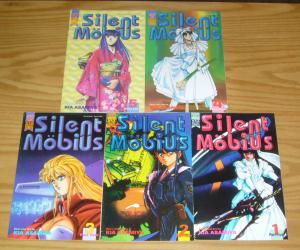 Silent Mobius part 4 #1-5 FN/VF/NM complete series - kia asamiya - viz select