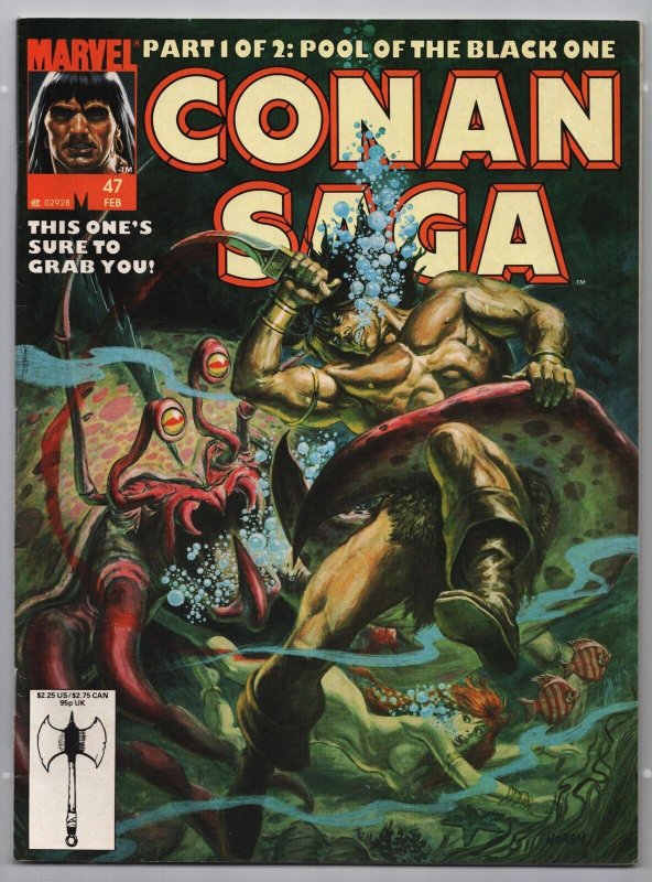 Conan Saga #47 (Marvel, 1991) FN 