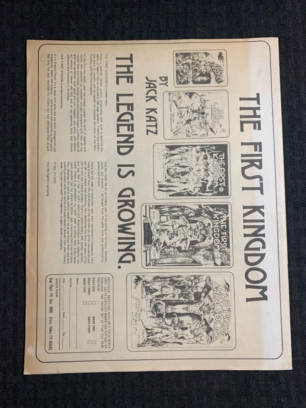 1977 COLLECTOR'S DREAM Magazine #3 VG/FN 5.0 Marvel Continuity