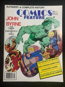 1985 COMICS FEATURE Magazine #37 FVF 7.0 John Byrne / Elfquest History