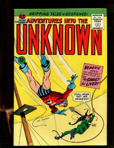 ADVENTURES INTO THE UNKNOWN #158 (7.0) THE GHOST THAT LIVED! 1965~