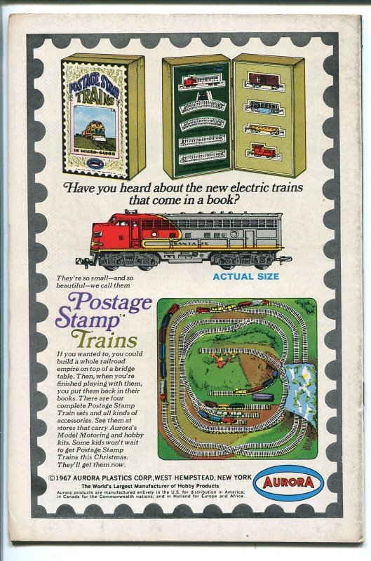 BOMBA THE JUNGLE BOY #3 1968-DC COMICS-HORROR COVER-vf