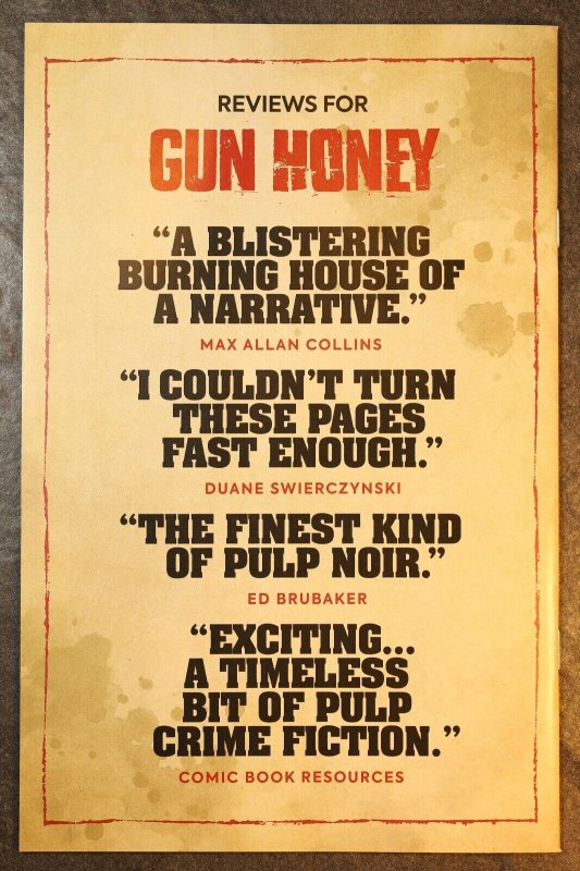 GUN HONEY #3 COVER A ANACLETO VF/NM TITAN HOHC 2021