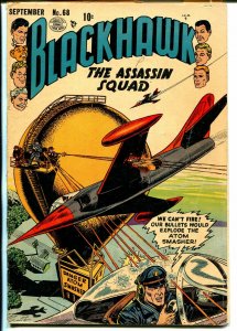 Blackhawk #68 1953-Quality-Assassin Squad-aviation cover-VG