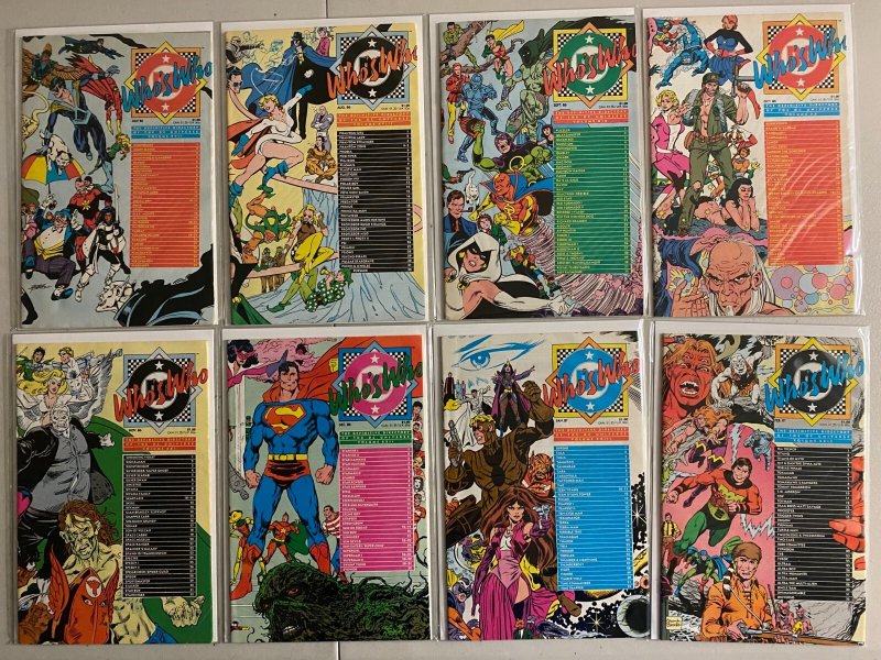 Who's Who in the DC Universe set #1-26 + '87, '88 updates 35 diff 6.0 (1985-88)