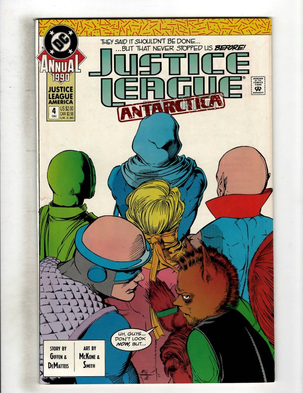 Justice League America Annual #4 (1990) DC Comics Superman Flash OF6