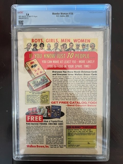 Wonder Woman #156 (1965) - CGC 7.0