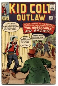 Kid Colt Outlaw #112 1963- Marvel Western- Kirby cover G/VG