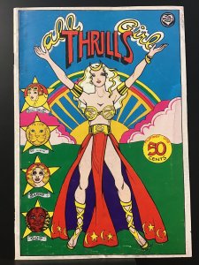 All Girl Thrills #1 - Trina Robbins Autograph pg 12 / Only Printing 5.5 (1971)