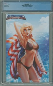 Patriotika #1 CGC 9.8! Shikarii Virgin Naughty Edition!
