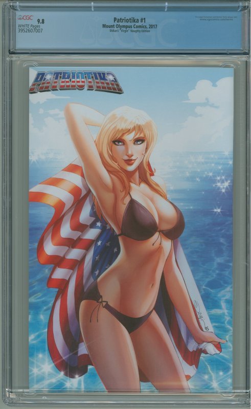Patriotika #1 CGC 9.8! Shikarii Virgin Naughty Edition!